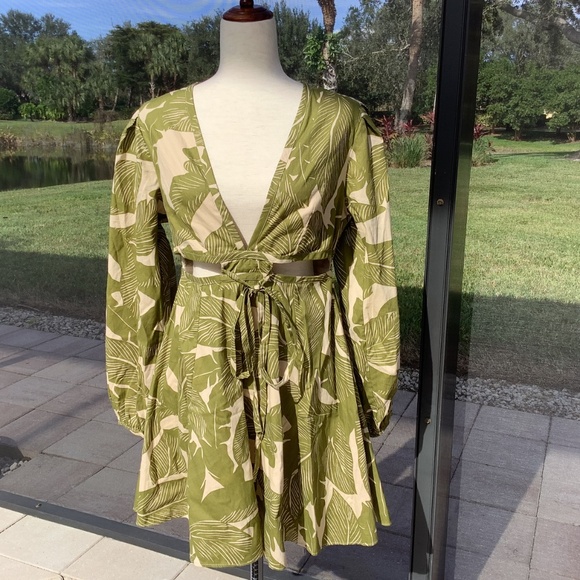 Walter Baker Janelle Dress in Royal Palm Size 6 EUC! - Picture 3 of 15